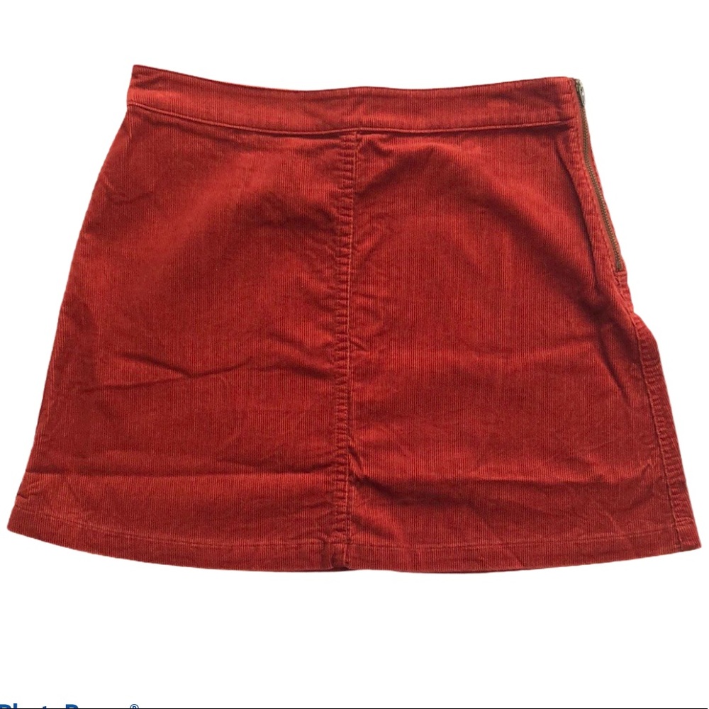 Wilfred Free Burnt Orange Corduroy Skirt Sz 6